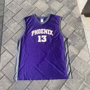 Phoenix Suns Steve Nash #13 XL Purple Basketball Jersey